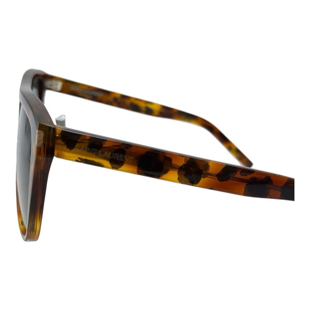 Saint Laurent Unisex Square/Rectangle Havana Grey Fashion Designer - Picture 3 of 10